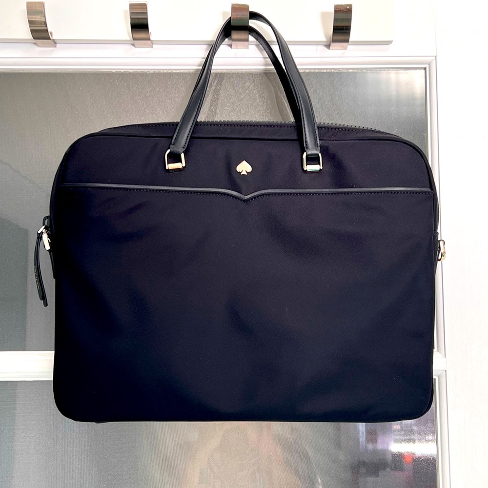 Kate ♠️ Spade Laptop Bag/ Briefcase Tote. Black